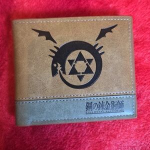 New Fullmetal Alchemist Anime Manga Leather Wallet
